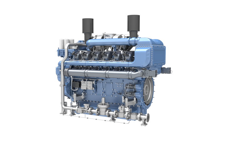 12M55 gas series power generation engine · Weichai