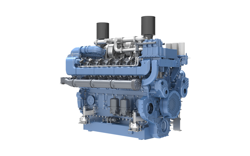 12M55 gas series power generation engine · Baudouin