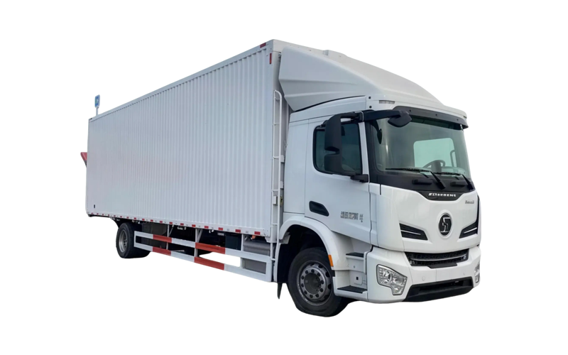 德龙M6000 4×2平地板绿通载货车
