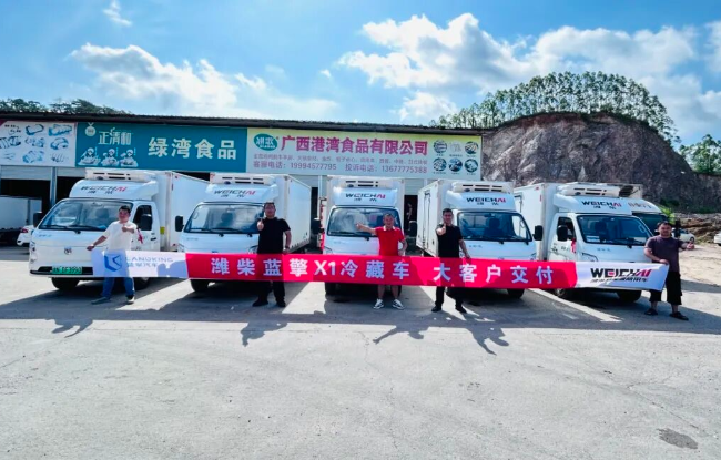 实力交付！潍柴蓝擎X1冷藏小卡赋能县域物流焕新升级！